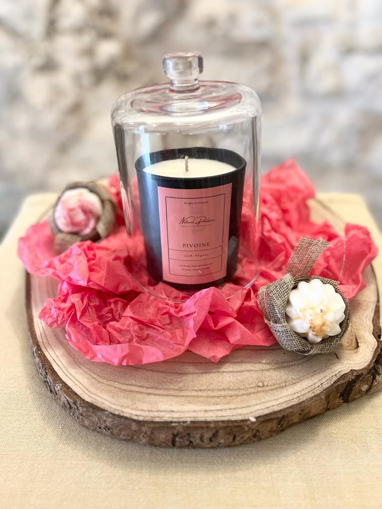 Bougie senteur pivoine